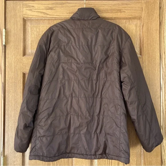 Athletic Works Men's Brown Zip-up Puffer Coat Medium (38/40) - Picture 2 of 5